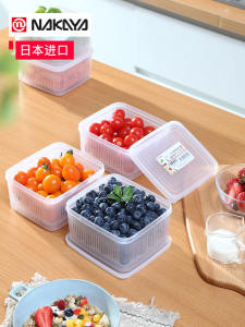 Portable Childrens Fruit Lunch Box Student Grade Preservation Box Draining Storage Box ness Maintaining Carry out Container