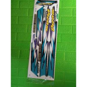 Bộ tem Dream lùn 98 màu xanh hàng nhập Thái Lan chât lựợng cao dành trang trí riêng cho dòng xe này tem in lụa tẩy phim lên màu ánh kim loại zin theo xe giá bán cực tốt bán lẻ như bán sỉ