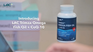 [LAC OMEGAS & FISH OIL] Trimax Omega Fish Oil + CoQ-10 (60 /120 softgels)