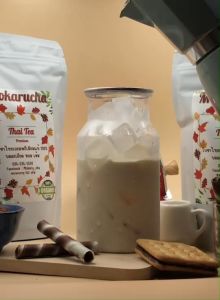 ชาไทย ชาไทยพรีเมี่ยม ชาไทยแท้ ใบชาไทย ชาไทยซีลอน   ชาซีลอน ใบชาไทยบดละเอียด ออร์แกนิค 100% ชนิดใบชาบดละเอียด หอมเข้ม ฝาดชาชัด สีสวย 250 g.