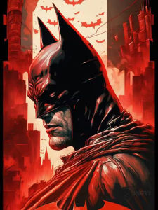 Hot Toys | 2025 New DC ComicsSuperhero Batman Round Mosaic Art Stitch Diamond Painting 5d New Collection Hobby Room Home Garden Decor