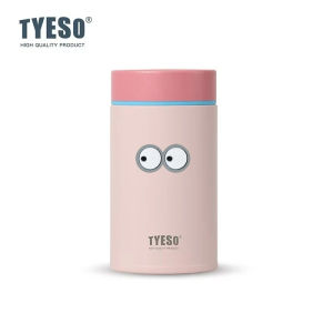TYESO | Tyeso 300ml with Cute Eye 316 Thermoses Stainless Steel Vacuum Insulated Food Jar Portable Thermal Lunch Box Breakfast Cup