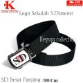 sabuk anak sekolah SD SMP SMA gambar 3D. 