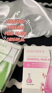 Perawatan Wajah Hanasui Mineral Mud Mask 10 x 7 Gram Varian Korean Herbal - Pore Minimizing Asian Heritage - Acne Care Japanese Flower - Brightening 10 pcs x 10 Gr Varian Naturgo - Oily & Blernish Prone Gold - Anti Aging
