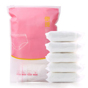 6 Pcs/Set One time Non Woven Paper Menstrual Period Briefs Underwear Panties for Women 40-80kg