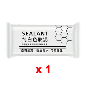 1-20pcs Waterproof Sealing Cement Wall Hole Sealant Air Conditioning Repair Mud Clogged Glue White Household Filling Pipe Glue