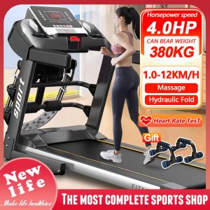 4.0HP Treadmill with Electric Slope Adjustment & 380KG Load-Bearing Capacity