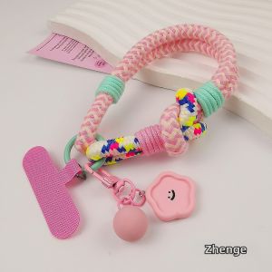 ZHENGEGE | Anti-Theft Wrist Strap for Phones Braided Adjustable Keychain Short