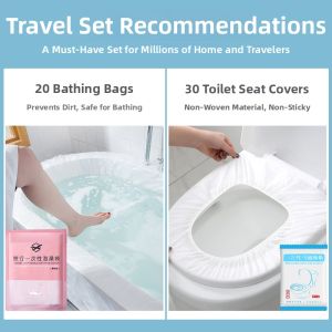PISSA | Disposable Travel Hotel Bath Tub Liner