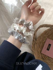 French Elegant Lace Satin Hair Ring