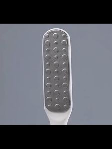 Stainless Steel Double Sided Foot Grinder - Universal Heel Sanding Tool For Exfoliating And Smoothing Heels