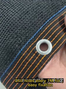 12 Pin Anti-UV Sun Shade Net 90% Shade Rate Outdoor Canopy For Garden Pool Courtyard Shelter