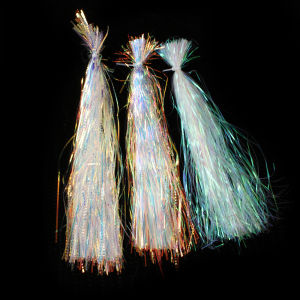 Chất Liệu Buộc Câu Cá Biển Mặn: Dây Flashbou Gợn Sóng Dùng Cho Mồi Câu Spinnerbait Kiểu Bucktail Thiết Kế Vảy Bên.