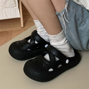 Mary Cat Hole Sandals Womens Summer Cute Beach Holiday Outdoor Anti-slip Parent-Child Sandals Breathable Comfortable EVA