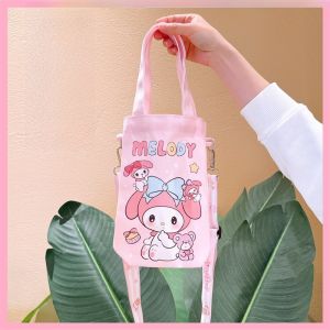 Cute Cartoon Meileti Childrens Thermal Water Bottle Cover Beverage Mineral Water Bottle Strap Single Shoulder Handheld Bag