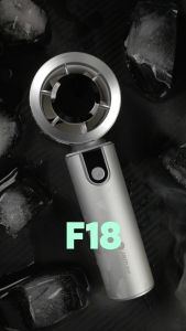 JAMAY Fan Handheld Portable Fan Turbo High Speed Kipas Tangan Mini Fan Cooler 20H 6000mAh Strong Wind LED Display F18