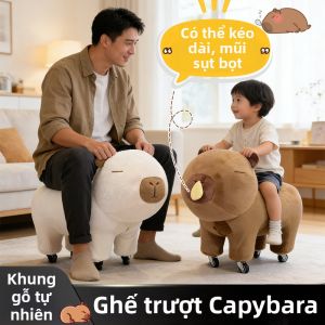 RONGMENGSHIJIE | Rolling Low Stool For Shoe Changing
