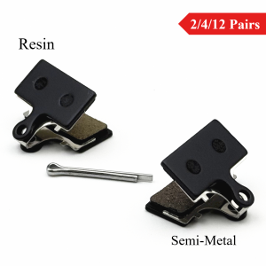 Semi-Metal & Resin 2/4/12Pairs Disc Brake Pads for Mountain Bike for Shimano G01S G03S XTR M9000 XT M8000 SLX M7000 Deore M6000