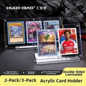 HUIZHIBAO | 2-piece and 3-piece Acrylic Double Display Card Holders