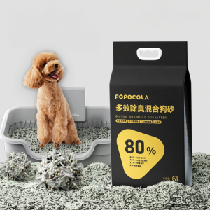 Odor Control Dust-Free Flushable Dog Sand Popocola