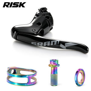 Risk | Risk Bicycle Shifter Lever Clamp Band Screw Bolt Titanium Alloy Bolt Screws Set Fit for Partial Shimano/Sram Shifter Lever Parts