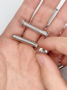 Chicago Screw Stainless Steel Flat Head Book Binding Screw Connecting Flash Hardware