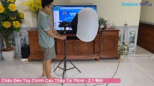 Đèn Studio Hình Cầu Bediro BD400 / SLS500 Công Suất 400W Hỗ Trợ Chiếu Sáng Chụp Ảnh Quay Video Livestream