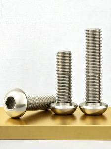 BAIRUITE | Nickel-plated Round Head Hex Socket Screw 10.9 Grade