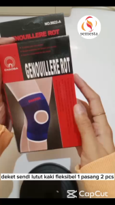 Deker Kaki Lutut Genouillere Chaoba Rot 9922