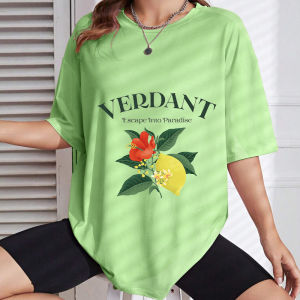 Verdant Lemon Hibiscus Paradise iron-on transfer Patch for Jacket originality Iron Transfer DIY T-Shirt Decor Fusible Patch Gift