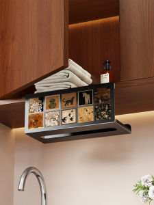 Wall-mounted Paper Towel Holder Hanging Rack