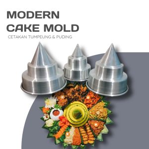 Loyang tumpeung pres tanpa sambungan susun 3 ukuran 12cm 14cm 16cm