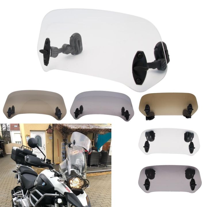 Universal Motorcycle Risen Clip On Windscreen Windshield Extension