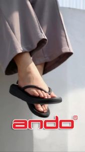 Ando Ivy Sendal Wedges Japit Eva Ringan Wanita Sandal Jepit Cewek Dewasa Kekinian 36-40