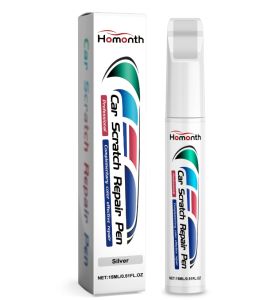 Rayhong 5 Colors Car Scratch Repair Paint Pen Auto Touch Up Pens Car Scratches Clear Remover DIY Pens Car Accessories Car Paint Repair Pen for Mazda CX30 White Crystal Diamond Blue Platinum Steel Paint Scratches Repair Tool