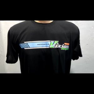 BAJU KAOS DISTRO VIXION JARI-JARI INDONESIA HITAM