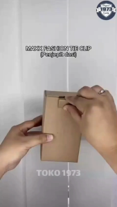 MAXX FASHION METAL TIE CLIP - wedding clamp necktie penjepit dasi