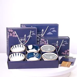 Eatkit Hampers Mangkok Set | Hampers Piring Keramik Set | Parcel Keramik Set | Gift Set Hampers | Mangkok Set Japaness Style Kado