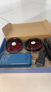 Bộ phụ kiên - Áo quạt điều hòa  cao cấp 15v - (Pin 50.000 mAH tốc độ quay 5500V/phút sạc  dây nối)