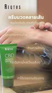 ครีมคลายเส้น Premium กลิ่นหอมละมุน อุดมด้วยสมุนไพรกว่า 15 ชนิด จำนวน 2 หลอด