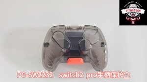 (SG) NS2 Premium Transparent Protective Hard Shell Protector Clear Case For Nintendo Switch 2 Pro Controller IPEGA