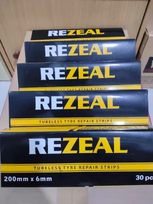 KARET TAMBAL TUBELESS / CACING TUBELESS 200MM X 6MM PER DUS ISI 30PC REZEAL