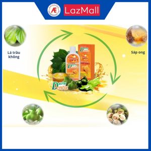 Dung dịch nha Nutridentiz - giúp làm sạch làm thơm khử mùi hôi miệng giúp làm mát miệng khi bị viêm quanh răng viêm lợi sâu răng...Góp phần giúp răng chắc khỏe ngăn ngừa viêm lợi ê buốt răng sâu răng.