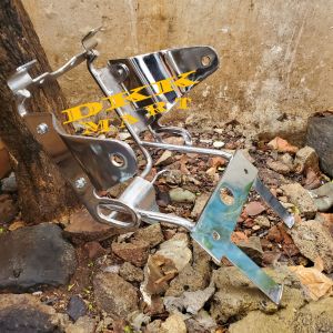 BREKET BRAKET LAMPU DEPAN NINJA SS R S SET CROM CKD