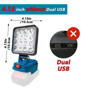 For Makita 14.4V-18V Li-ion Battery Lantern Outdoor Flashlight 4 Inch Cordless LED Work Light Camping Lamp Emergency Lighting