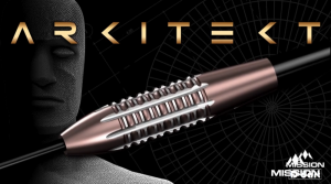 MISSION STEEL TIP DART - 21.5G/23.5G/25.5G Arkitekt Bronze Silica PVD Coral Steel Darts (ARROW DART KELULI)