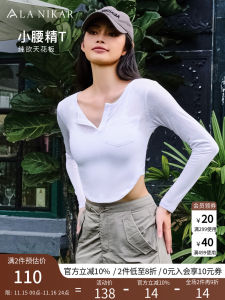 Áo Thun Yoga Mỏng La Nikar Cho Nữ Tay Dài Thấm Hút Mồ Hôi Nhanh Khô Thoáng Khí Tập Luyện Thể Thao Thường Ngày Cổ Chữ V