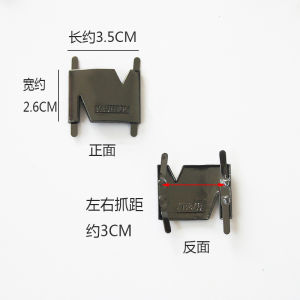 Decorative Metal Triangle Buckle Martin Boots Side Accessories Rhinestone Insert Label Shoe Buckle Fashionable Accessory