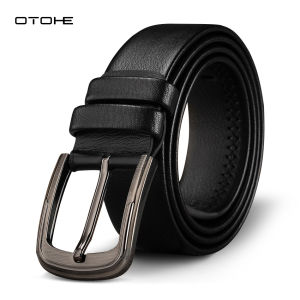 OTOHE เข็มขัดหนังคุณภาพสูงเข็มขัดสาธารณะเอวเข็มขัดสามารถปรับความยาวได้ 120 ซม.เข็มขัด แต่งตัวสำหรับผู้ชาย ที่มีเข็มขัดกางเกงยีนส์คลาสสิกวินเทจสำหรับผู้ชาย