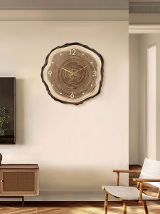 นาฬิกาตั้งโต๊ะแบบติดผนังสไตล์ญี่ปุ่น นาฬิกาติดผนังแบบสร้างสรรค์ นาฬิกาติดผนังสไตล์ไม้ธรรมชาติ นาฬิกาติดผนังสไตล์ญี่ปุ่น